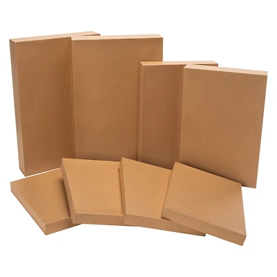 Brown Christmas Gift Boxes 8-Count