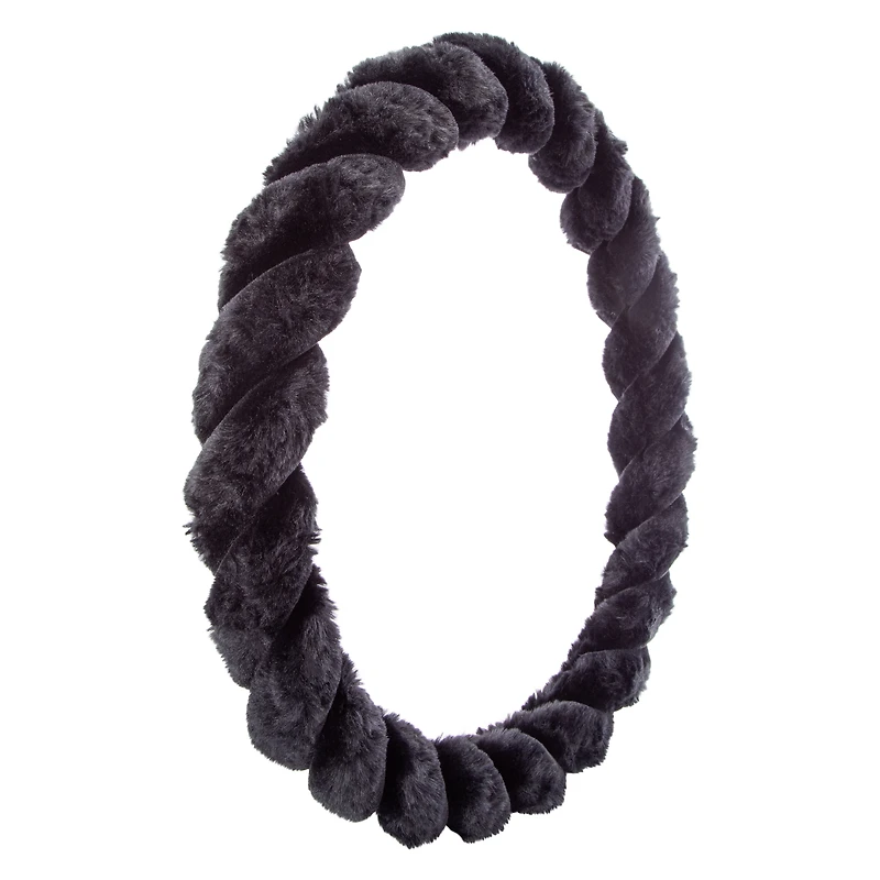 Fuzzy Steering Wheel Cover 15in