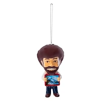 Bob Ross Christmas Ornament