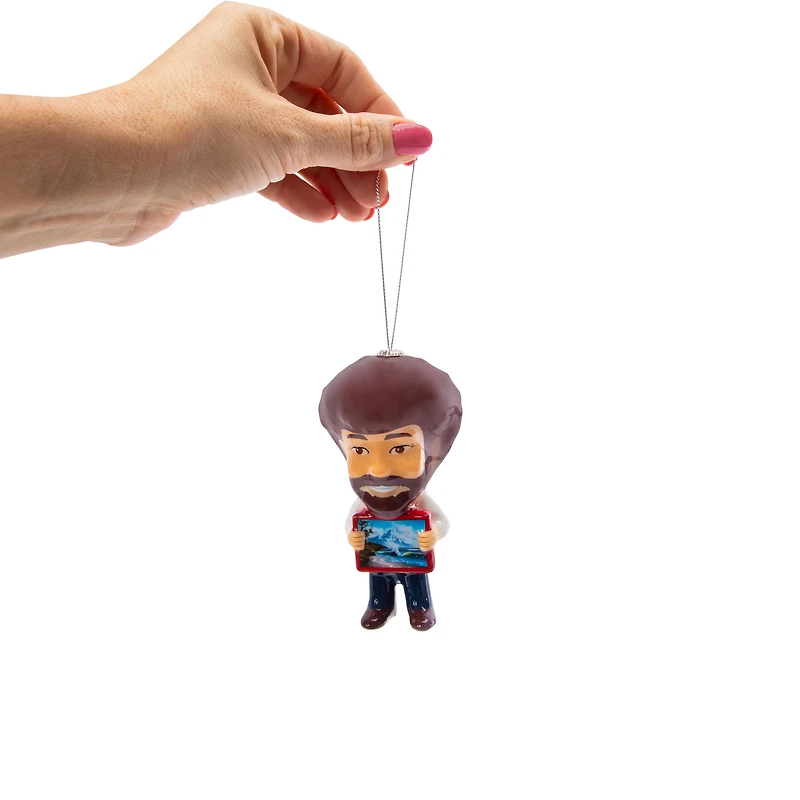 Bob Ross Christmas Ornament