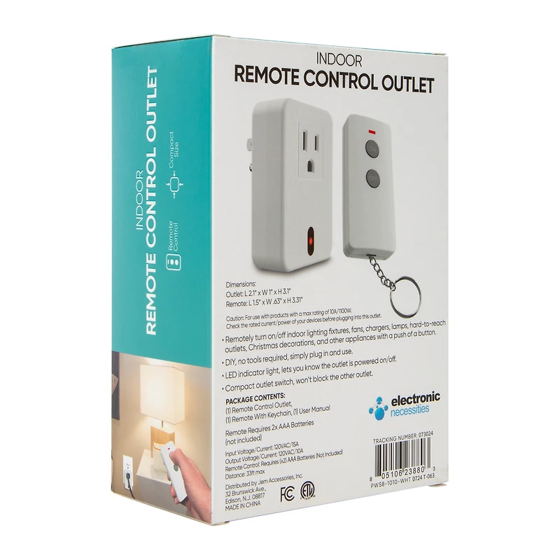 Indoor Remote Control Outlet