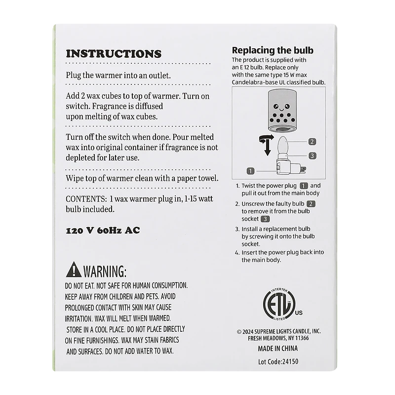 Boba Electric Wax Warmer