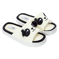 Ladies Animal Face Slippers