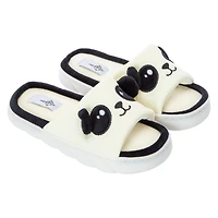 Ladies Animal Face Slippers