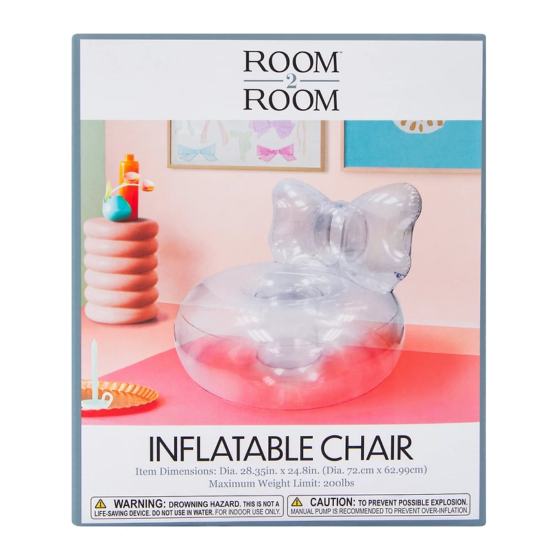 Bow-Shaped Inflatable Chair