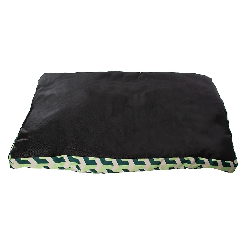 Geometric-Print Pet Bed Pillow 18in x 28in