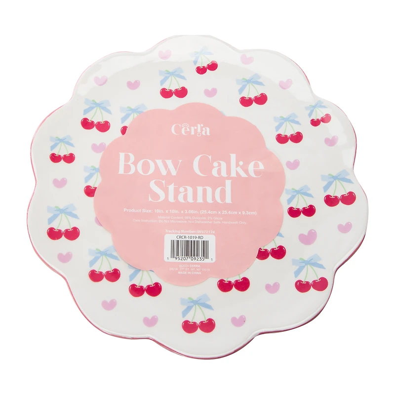 Bow Cake Stand