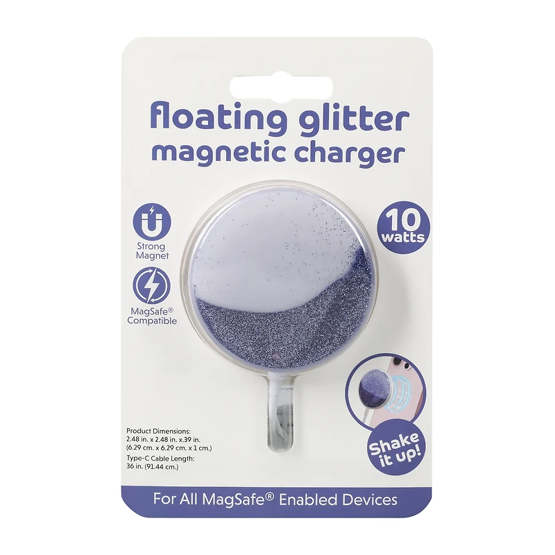 Floating Glitter Magnetic Magsafe® Charger 10W