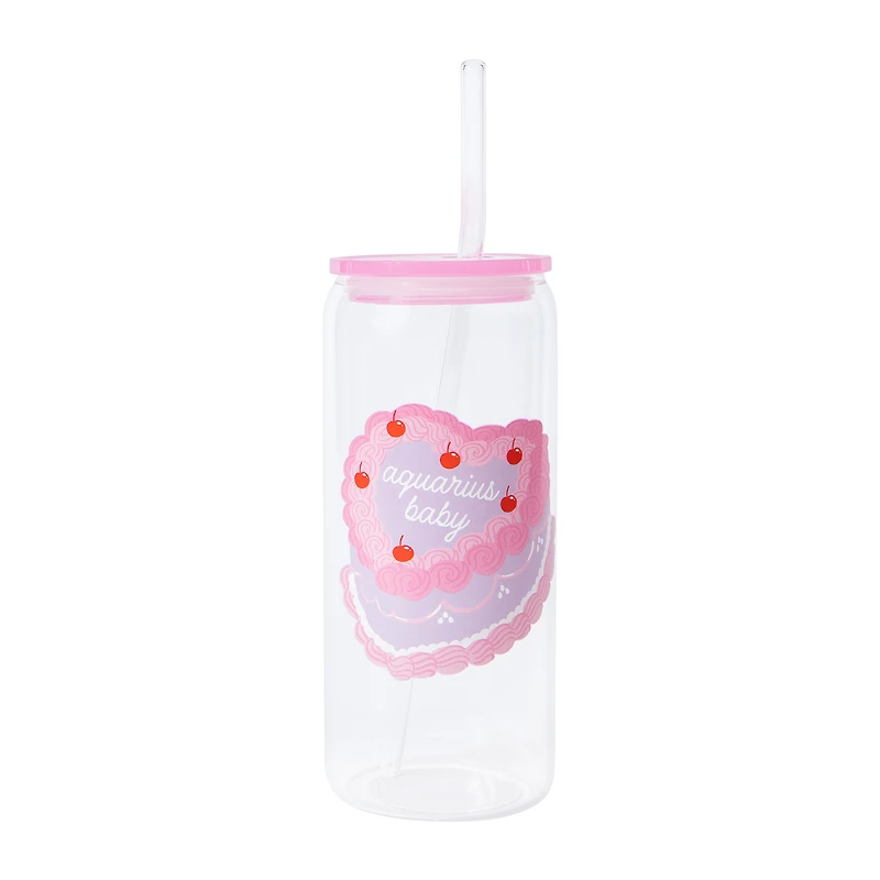 Star Sign Glass Tumbler 20oz