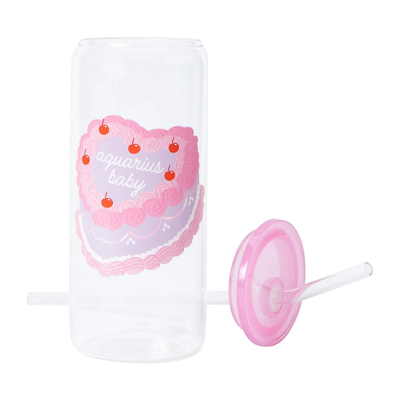 Star Sign Glass Tumbler 20oz