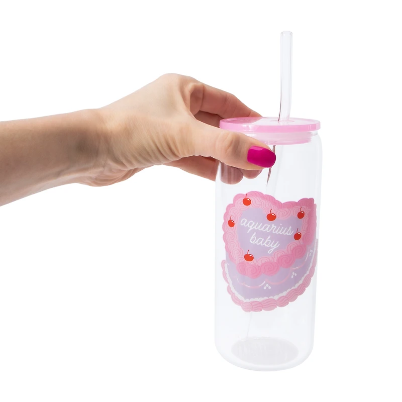 Star Sign Glass Tumbler 20oz