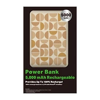 5000mAh Slim Rechargeable Print Power Bank