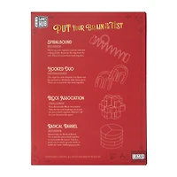 Brain Busters Wood & Metal Brain Puzzles 4-Pack