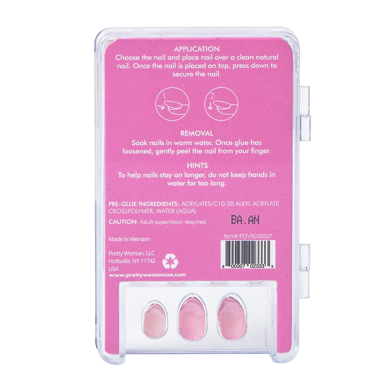 Pretty Woman Kids Collection Faux Nails 24-Nails
