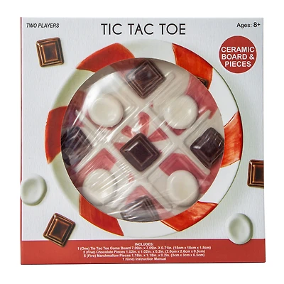 Tic Tac Toe Ceramic Board Game And Pieces