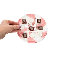 Tic Tac Toe Ceramic Board Game And Pieces