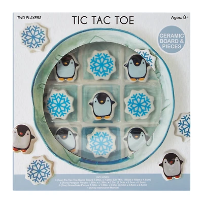 Tic Tac Toe Ceramic Board Game And Pieces