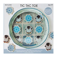 Tic Tac Toe Ceramic Board Game And Pieces
