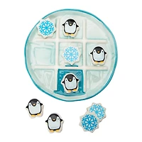 Tic Tac Toe Ceramic Board Game And Pieces