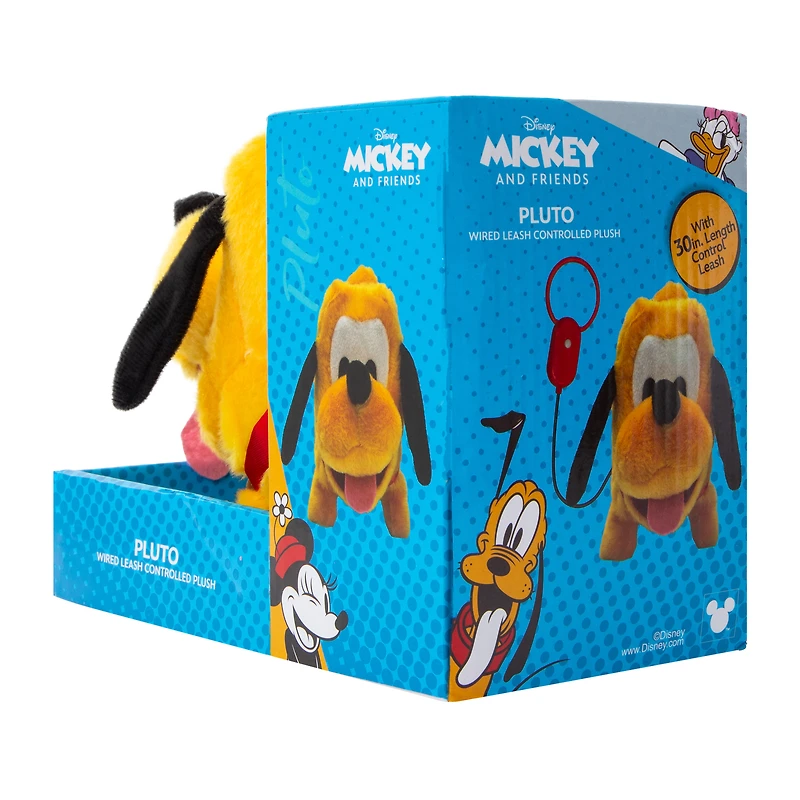Disney Wire Leash Controlled The Pluto Plush Toy
