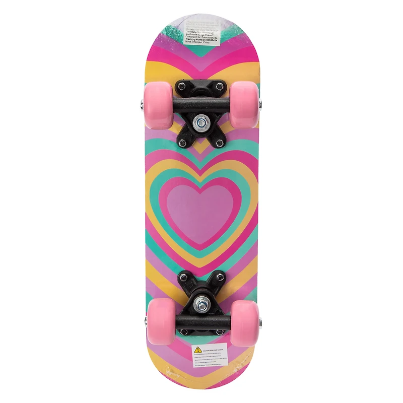 Printed Mini Skateboard 17in