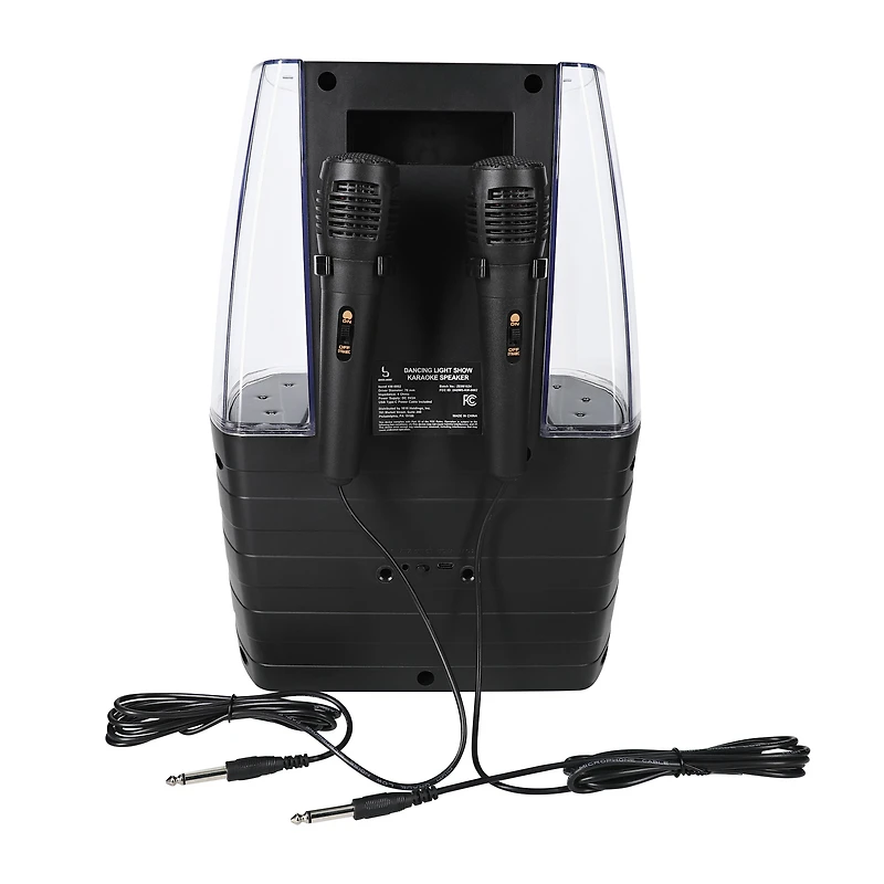 Bass Jaxx™ Dancing Light Show Karaoke Bluetooth® Speaker