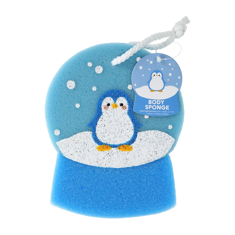 Winter-Themed Body Sponge 1-Count