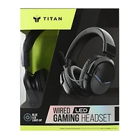 Titan Wired LED Gaming Headset With Mic