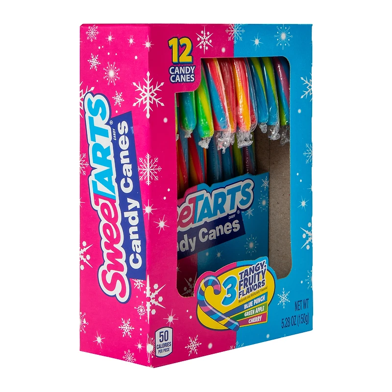 Sweetarts Candy Canes 12-Pack