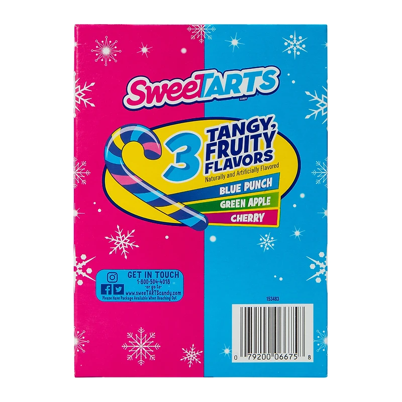 Sweetarts Candy Canes 12-Pack