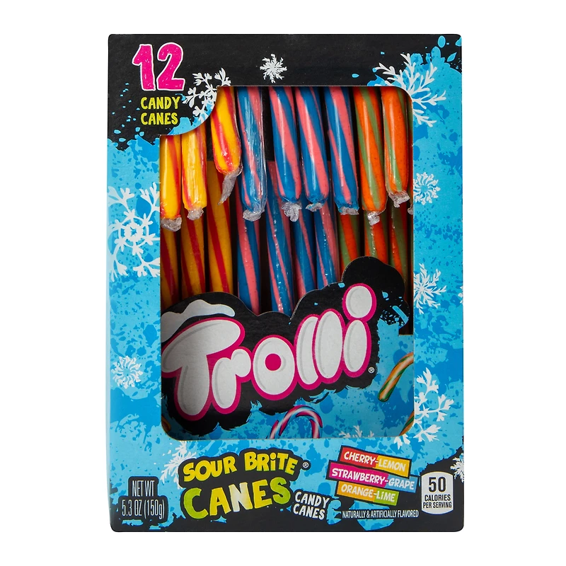 Trolli® Sour Brite Candy Canes 12-Count Box