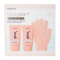 Spalife Let It Glow Bath Gift Set 3-Piece