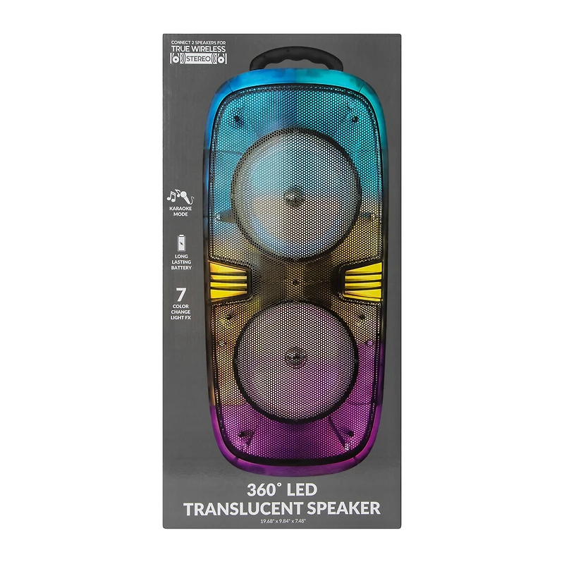 360° LED Translucent Speaker