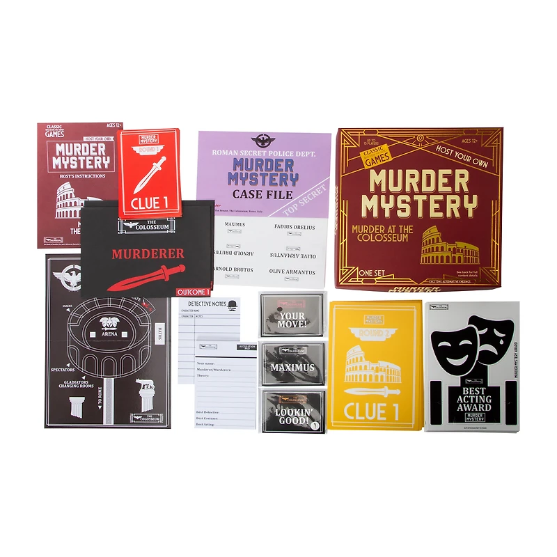 Murder Mystery Game Set