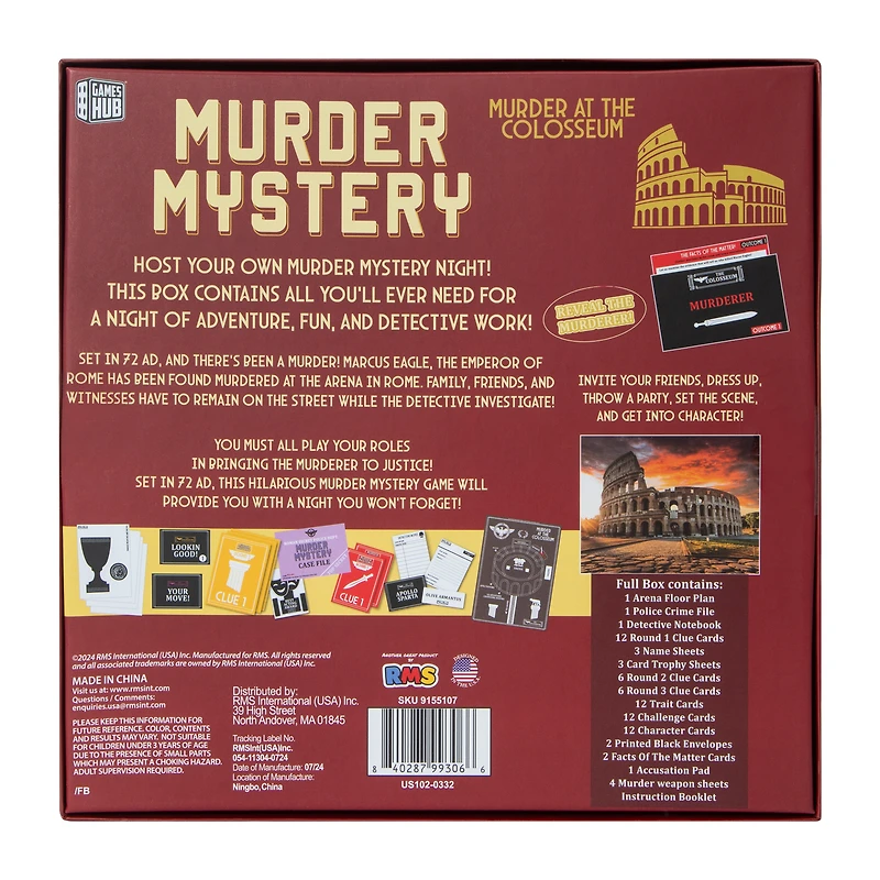Murder Mystery Game Set