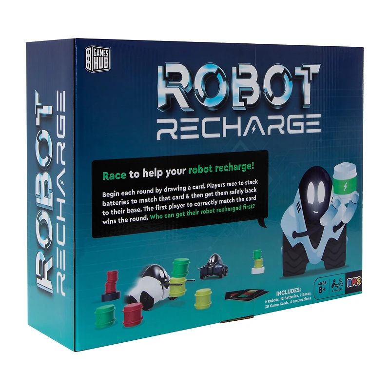 Robot Recharge 2-Player Board Game
