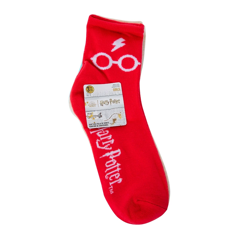 Ladies Harry Potter™ Crew Socks 3-Pack