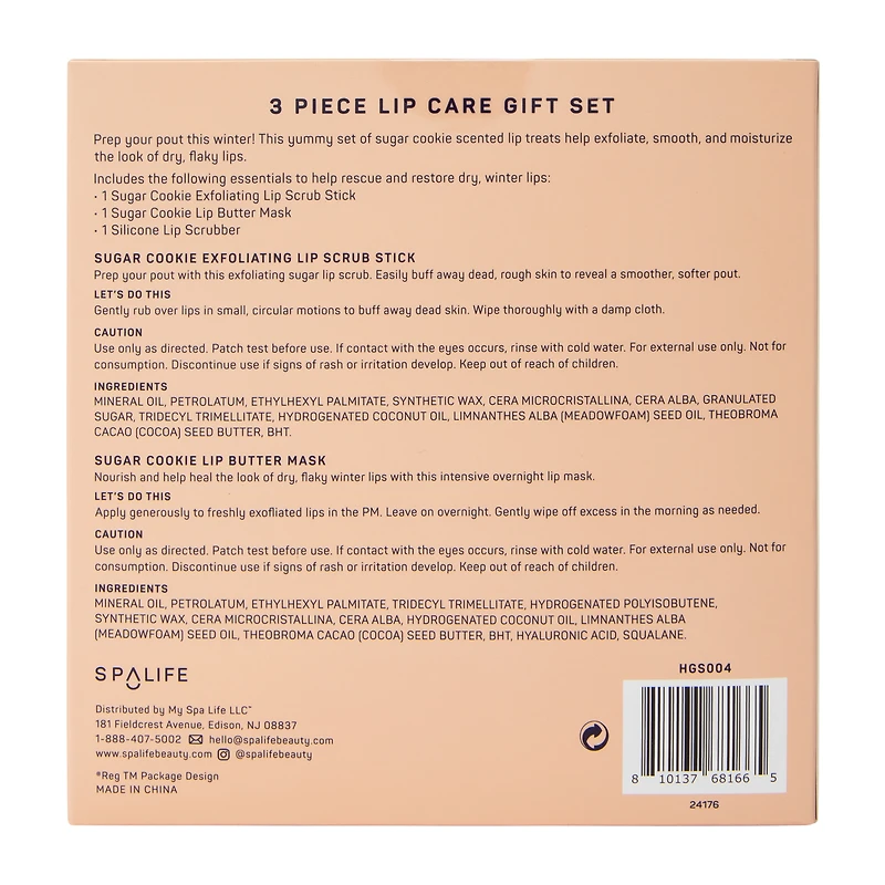 Spalife Lip Treats Lip Care Set 3-Piece Gift Set