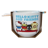 Hello Kitty And Friends® Ceramic Bowl With Chopsticks