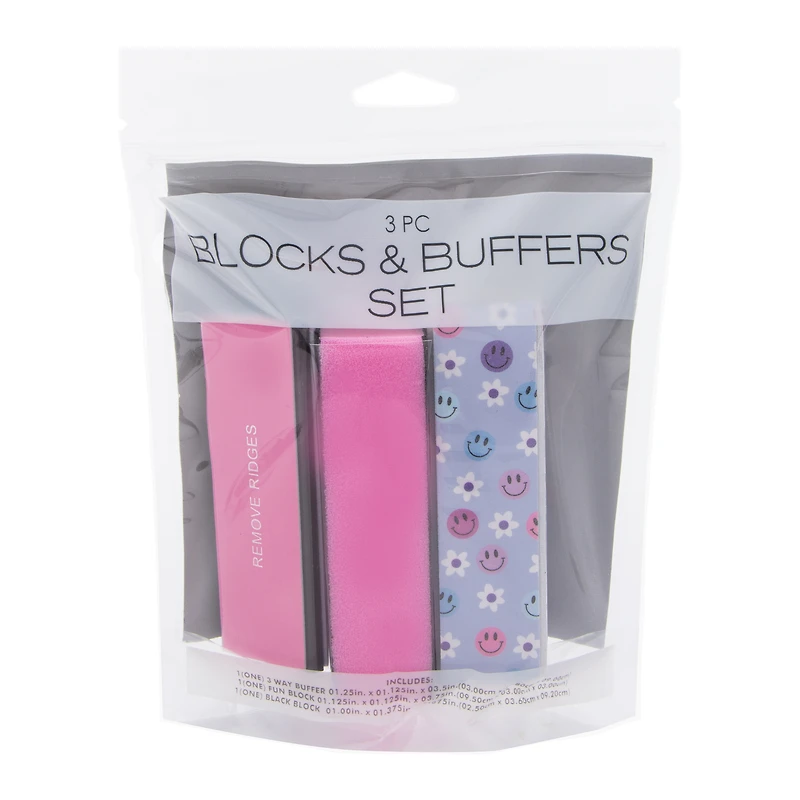 Happy Face Blocks & Buffers Set 3-Count
