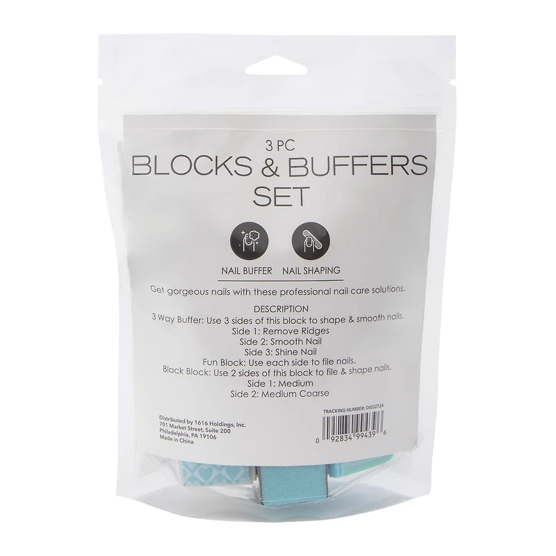 Blocks & Buffers Nail Care Set 3-Piece