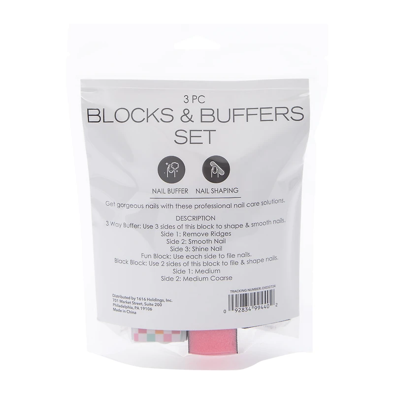 Multi-Check Blocks & Buffers Set 3-Count