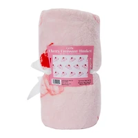 Dessert-Printed Fleece Throw Blanket 50in x 60in