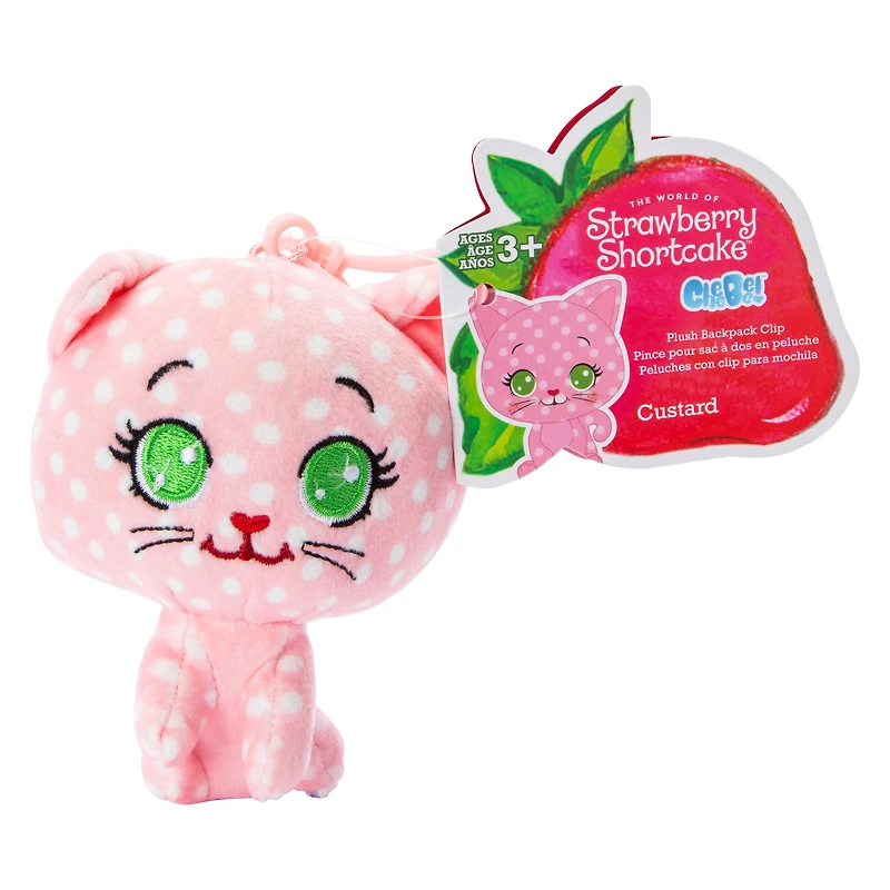 The World Of Strawberry Shortcake™ Plush Backpack Clip - Custard