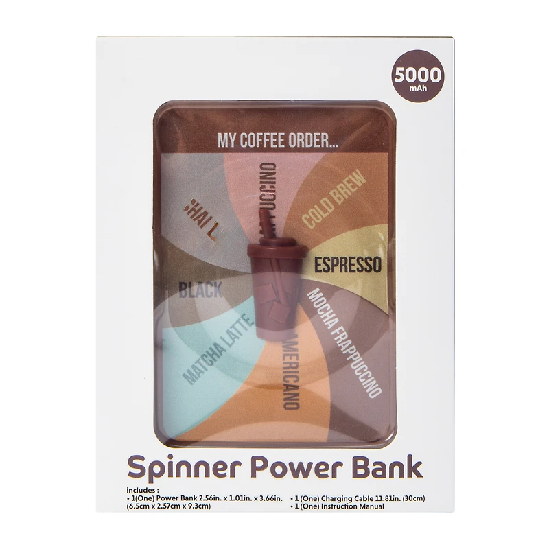 5000 mAh Spin The Wheel Power Bank
