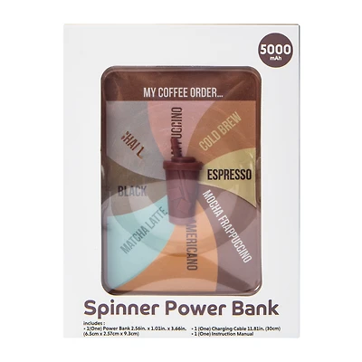 5000 mAh Spin The Wheel Power Bank