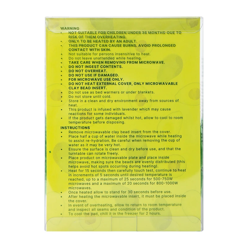 Foodie Lavender Scented Warming Pads