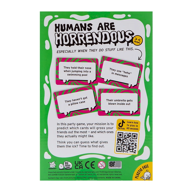 Game Night Heroes™ Get The Ick™ Party Game