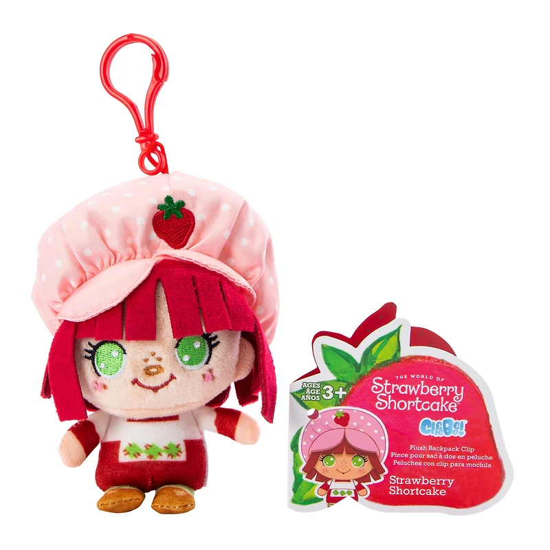 The World Of Strawberry Shortcake™ Plush Backpack Clip - Strawberry Shortcake