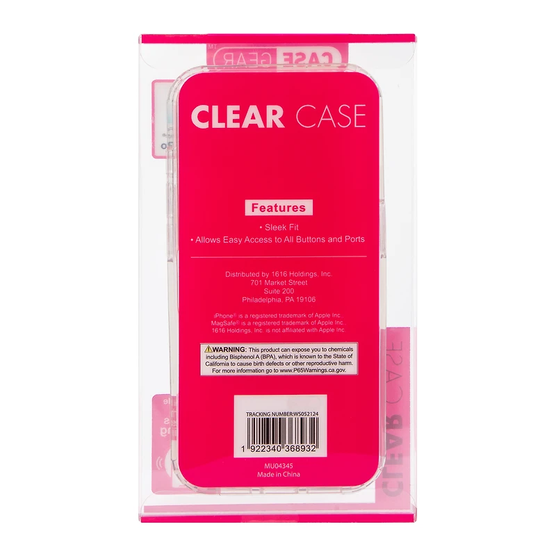 iPhone 15 Pro® Clear Phone Case